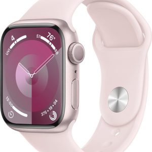 Apple Watch Serie 9 GPS 41mm Pink Aluminum Case Banda Pink S/M MR933LW/A