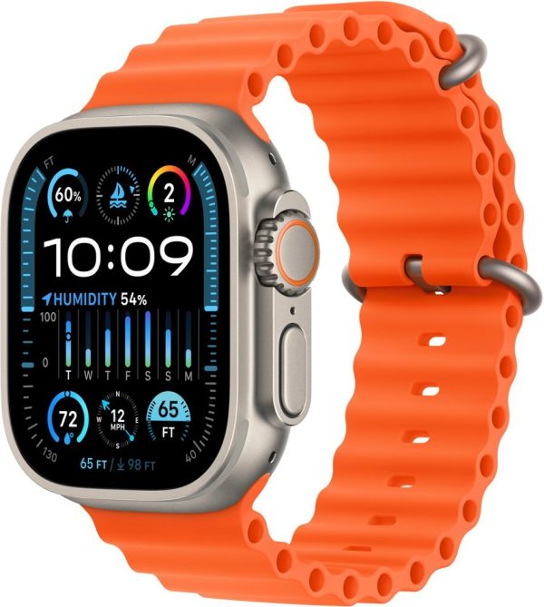 Apple Watch Ultra 2 GPS+LTE 49mm Titanium Banda Orange Ocean MREH3LW/A