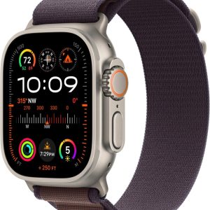 Apple Watch Ultra 2 GPS+LTE 49mm Titanium Banda Loop Alpine Indigo L MREW3LW/A