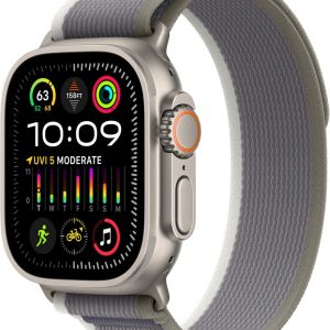 Apple Watch Ultra 2 GPS+LTE 49mm Titanium Banda Loop Trail Green/Grey M/L MRF43LL/A