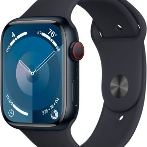 Apple Watch Serie 9 GPS+LTE 45mm Midnight Aluminum Case Banda Midnight Sport M/L MRMD3LL/A