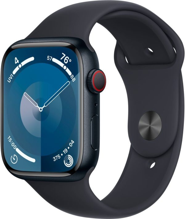 Apple Watch Serie 9 GPS+LTE 45mm Midnight Aluminum Case Banda Midnight Sport M/L MRMD3LL/A