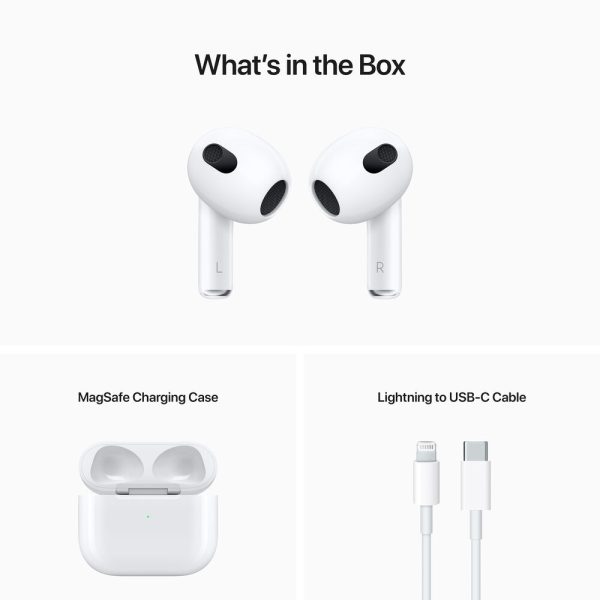 Apple AirPods 3ra Gen con Estuche MagSafe Wireless Charging