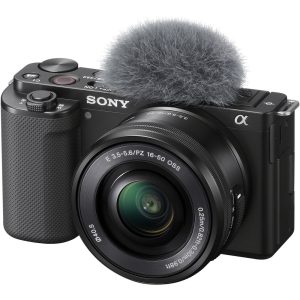 Sony ZV-E10 Black Lente 16-50mm