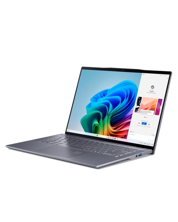 Acer Swift 14 AI - Copilot+ PC (SF14-11T-X3RZ) 14.5" 2,5K Touch Steel Gray - Image 2