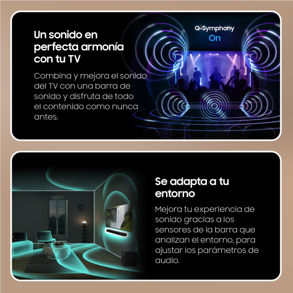 Samsung HW-Q700D Q-Series 3.1.2ch Cinematic Soundbar con Subwoofer