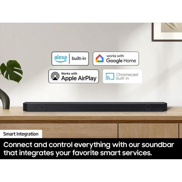 Samsung HW-Q990D Q-series 11.1.4 ch. Wireless Dolby Atmos Soundbar + Q-Symphony