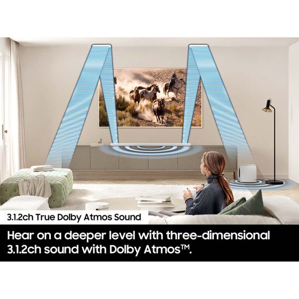 Samsung HW-S801D Ultra-slim 3.1.2ch. Wireless Dolby Atmos Soundbar con Subwoofer