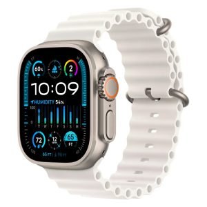 Apple Watch Ultra 2 GPS+LTE 49mm Titanium Case con Banda White Ocean MREJ3 2023
