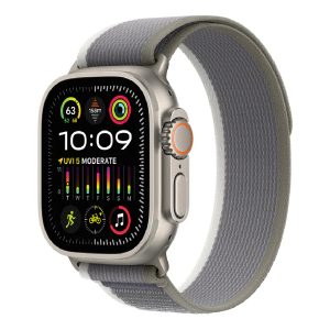 Apple Watch Ultra 2 GPS+LTE 49mm Titanium Case con Banda Loop Trail Green/Grey Medium/Large MRF43 2023