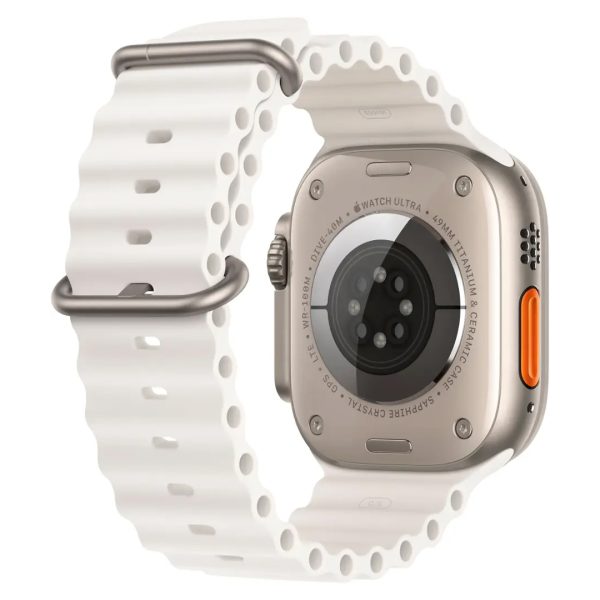 Apple Watch Ultra 2 GPS+LTE 49mm Titanium Case con Banda White Ocean MREJ3 2023 - Image 3