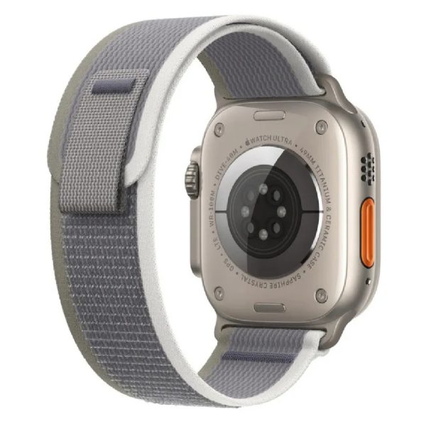 Apple Watch Ultra 2 GPS+LTE 49mm Titanium Case con Banda Loop Trail Green/Grey Medium/Large MRF43 2023 - Image 3