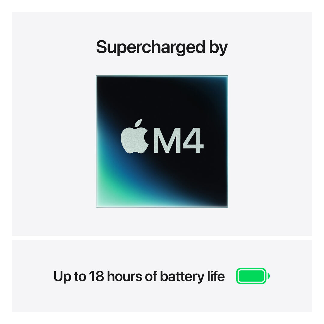 Apple Macbook Air 13,6" M4 10-Core 16GB 256GB GPU 8-Core Starlight MW0Y3 - Image 4