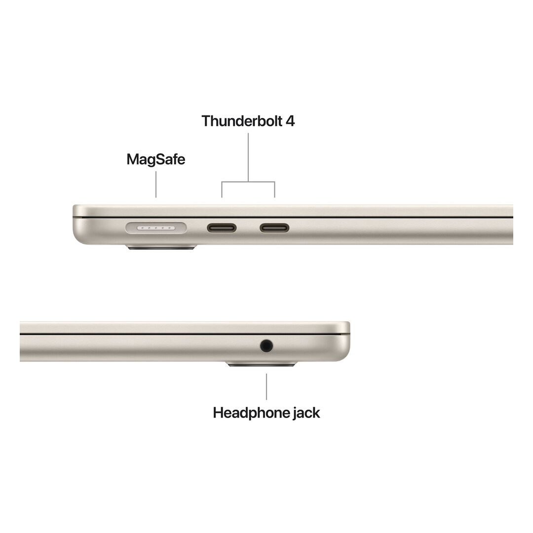 Apple Macbook Air 13,6" M4 10-Core 16GB 256GB GPU 8-Core Starlight MW0Y3 - Image 5