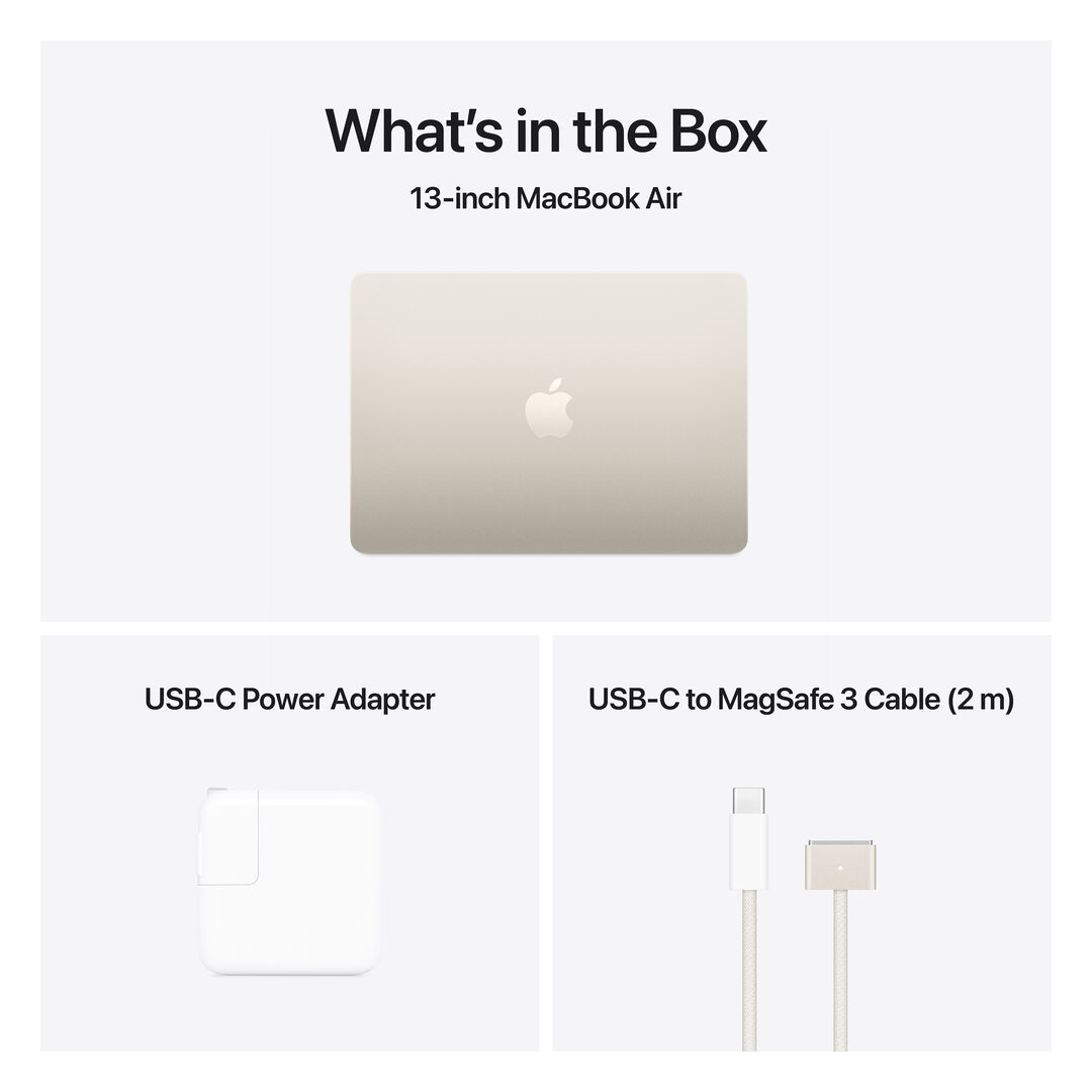 Apple Macbook Air 13,6" M4 10-Core 16GB 256GB GPU 8-Core Starlight MW0Y3 - Image 6