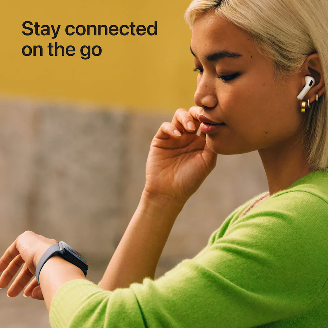 Apple Watch SE 3 44mm Midnight Aluminum Case with Midnight Sport Band M/L MEPJ4LW/A - Image 7