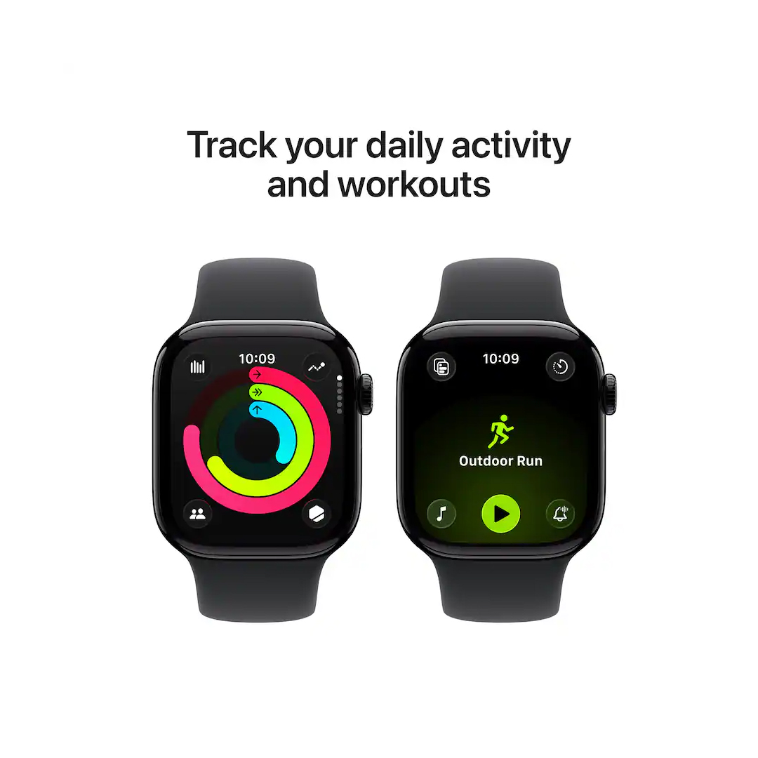 Apple Watch Series 11 42mm Rose Gold with Light Blush Sport Band S/M MEU04LW/A - Image 3