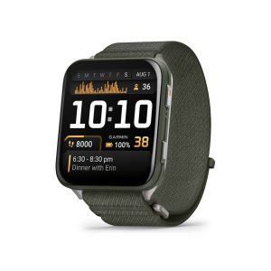Garmin Venu X1 Moss with Titanium Caseback and Moss ComfortFit Nylon Band (BEST SELLER) 010-02980-01