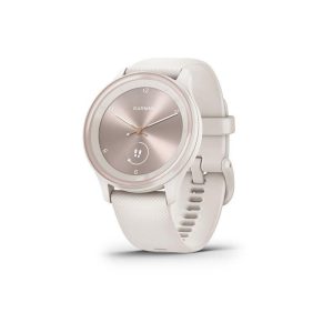 Garmin vivomove Sport Ivory Case and Silicone Band with Peach Gold Accents 010-02566-01