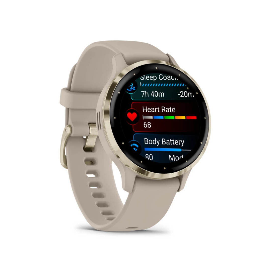 Garmin Venu 3S French Gray Soft Gold WW (BEST SELLER) 010-02785-02 - Image 3