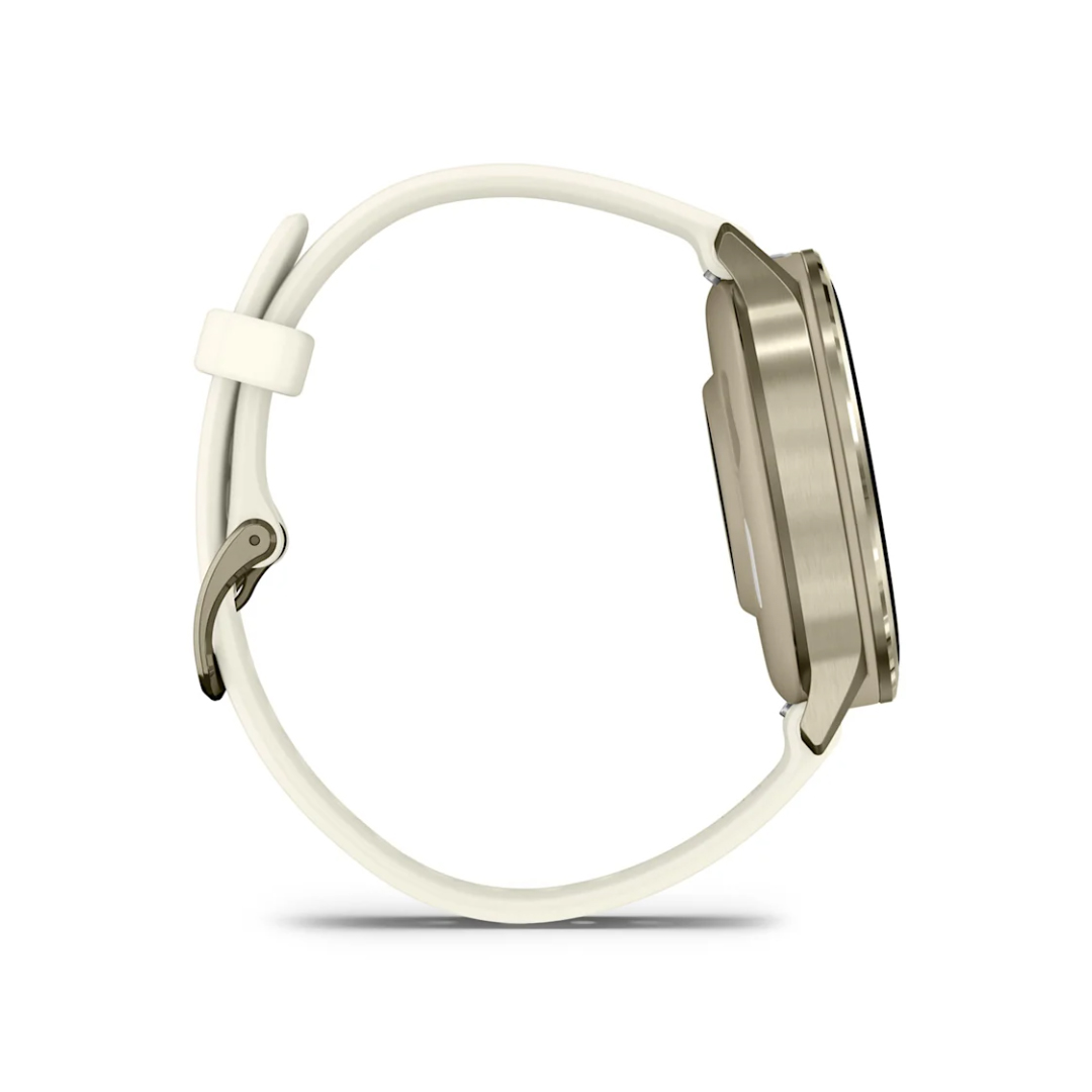 Garmin Venu 4 (41mm) Lunar Gold with Bone Silicone Band 010-03013-00 - Image 4