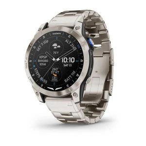 Garmin D2 Mach 1 with Vented Titanium Bracelet 010-02582-50