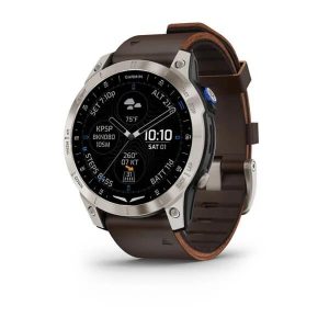 Garmin D2 Mach 1 with Oxford Brown Leather Band 010-02582-54