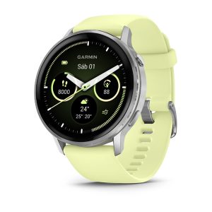 Garmin Venu 4 (45mm) Silver with Citron Silicone band 010-03014-02
