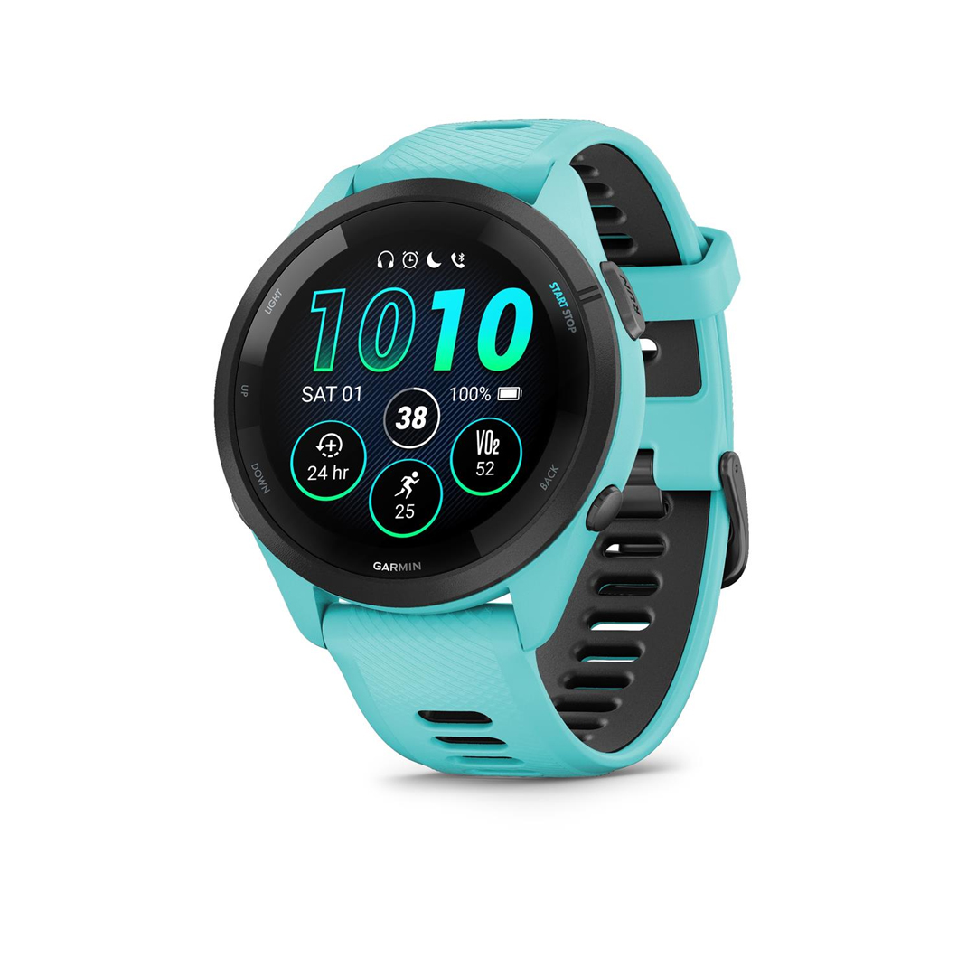 Garmin Forerunner 265 Aqua Black EU 46mm (BEST SELLER) 010-02810-12