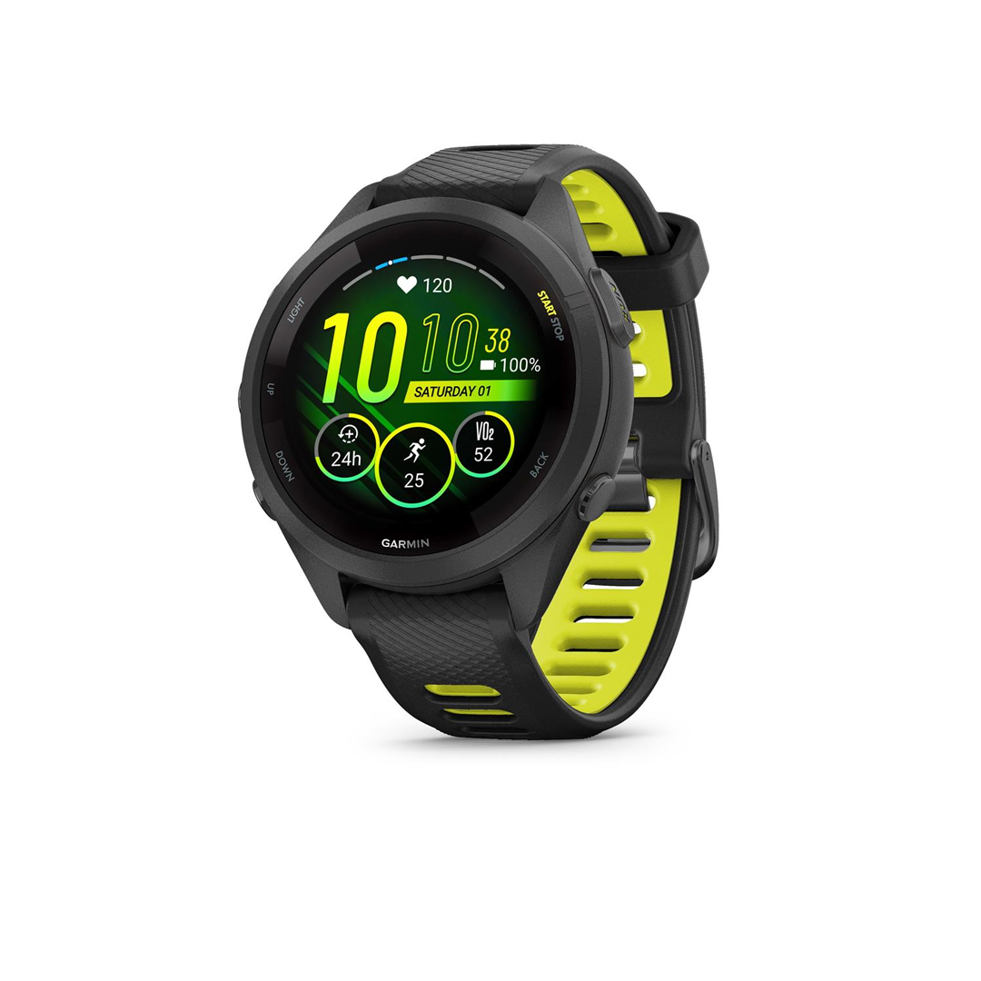 Garmin Forerunner 265S Black Amp Yellow EU 42mm (BEST SELLER) 010-02810-13