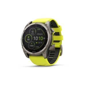 Garmin fenix 8 51mm Solar Saph Ti-Graph AmpYellow-GraphBand NA 010-02907-20