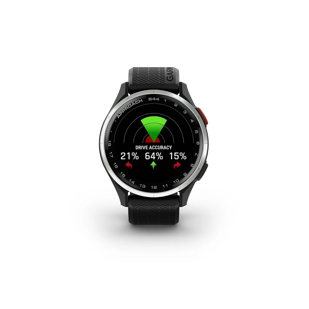 Garmin Approach S44 43mm Silicone Black (BEST SELLER) 010-03009-00 - Image 2