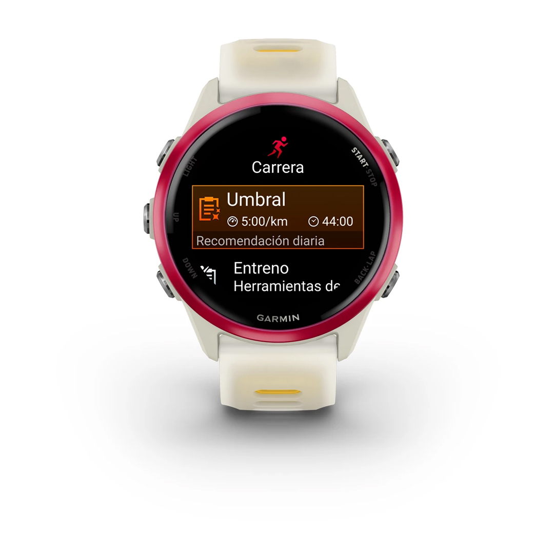 Garmin Forerunner 570 42mm WiFi GPS WW Bone / Raspberry / Mango (BEST SELLER) 010-02970-02 - Image 3