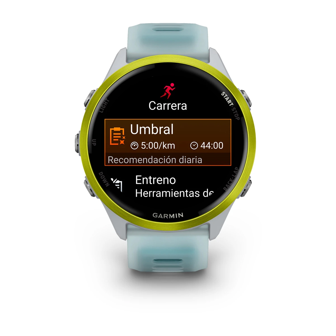 Garmin Forerunner 570 47mm WiFi GPS WW Whitestone / Amp Yellow (BEST SELLER) 010-02971-01 - Image 3