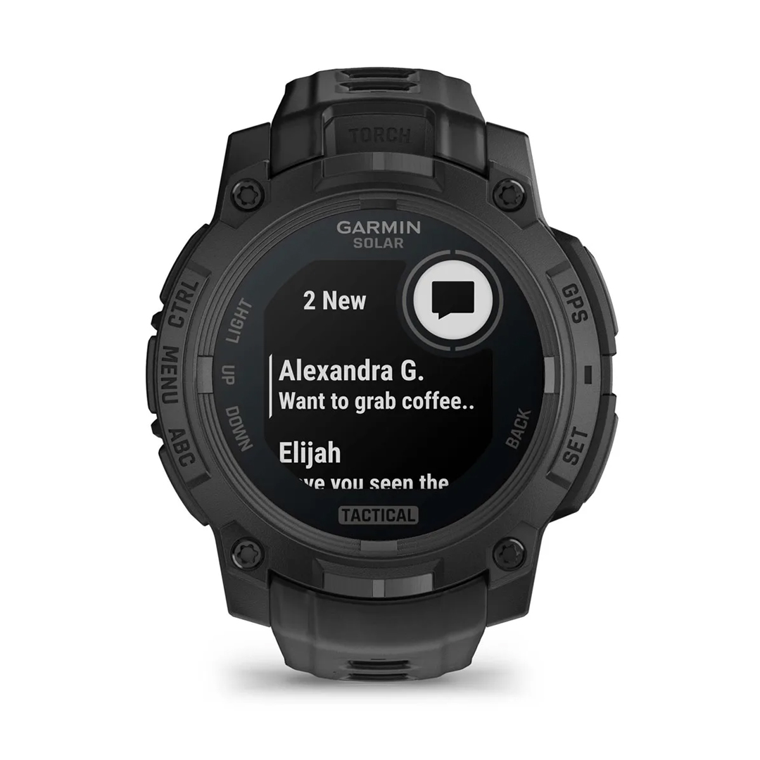 Garmin Instinct 3 45mm Tactical Solar Black 010-02934-50 - Image 2