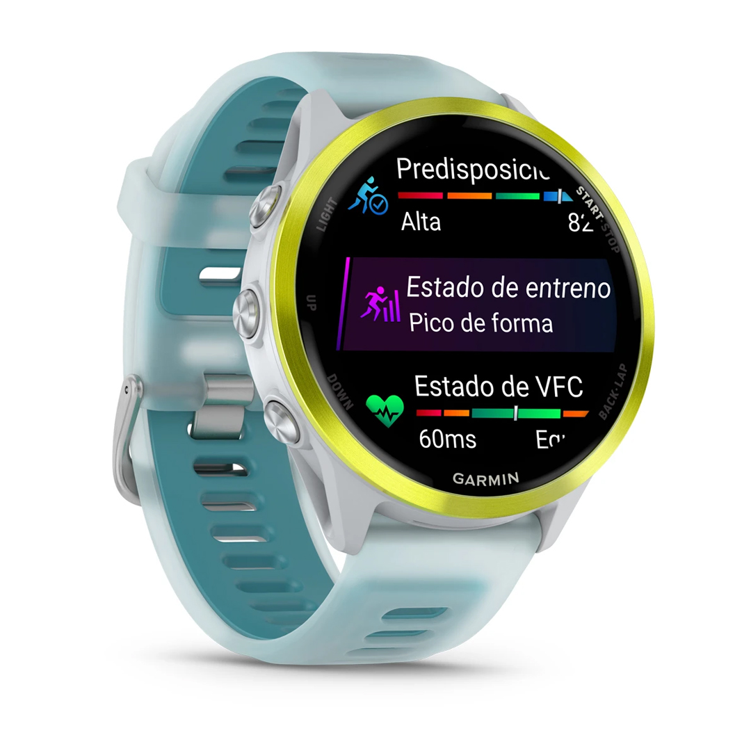 Garmin Forerunner 570 47mm WiFi GPS WW Whitestone / Amp Yellow (BEST SELLER) 010-02971-01 - Image 4