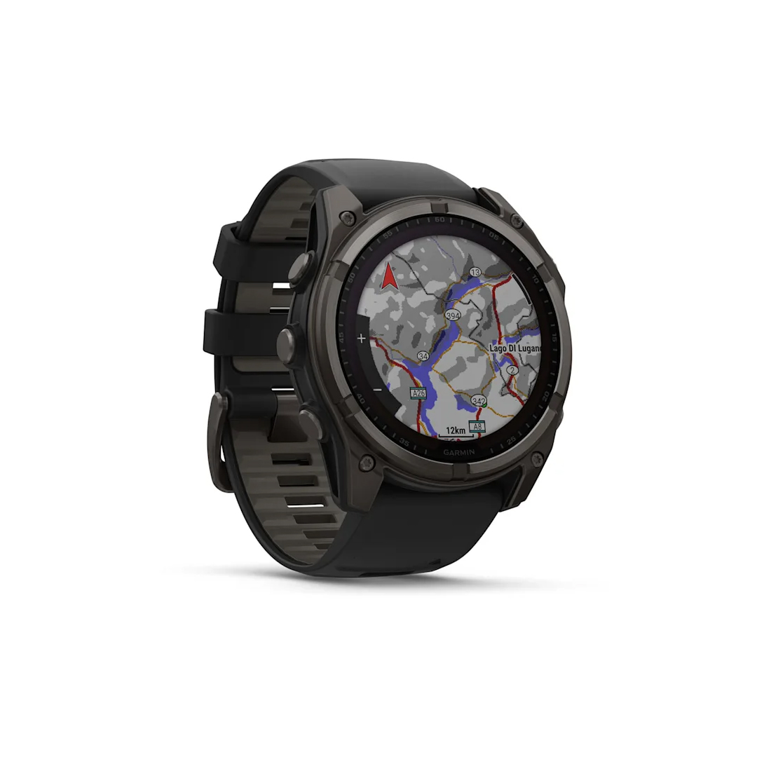 Garmin fenix 8 51mm Solar Saph CrbnGryTi-Blk Blk-PbblGryBnd NA (BEST SELLER) 010-02907-10 - Image 3