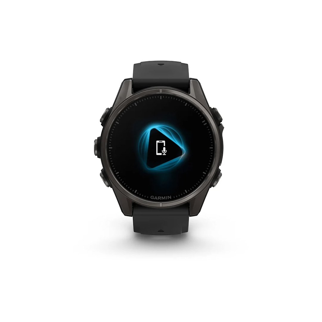 Garmin fenix 8 43mm AMOLED Saph CrbnGryTi w/ Blk-PebbleGrayBand NA (BEST SELLER) 010-02903-20 - Image 4