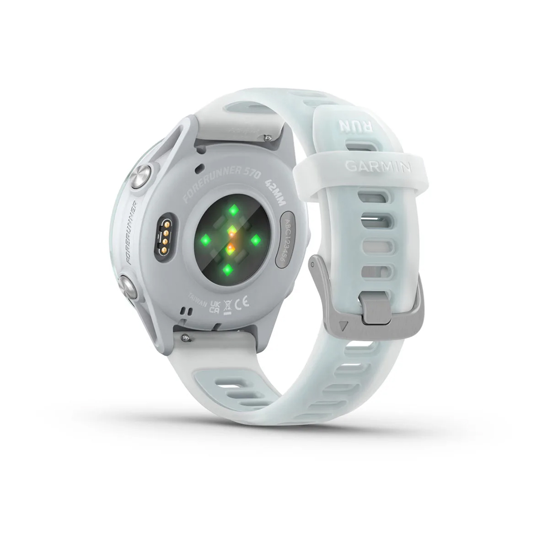 Garmin Forerunner 570 42mm WiFi GPS WW Whitestone / Cloud Blue (BEST SELLER) 010-02970-01 - Image 5