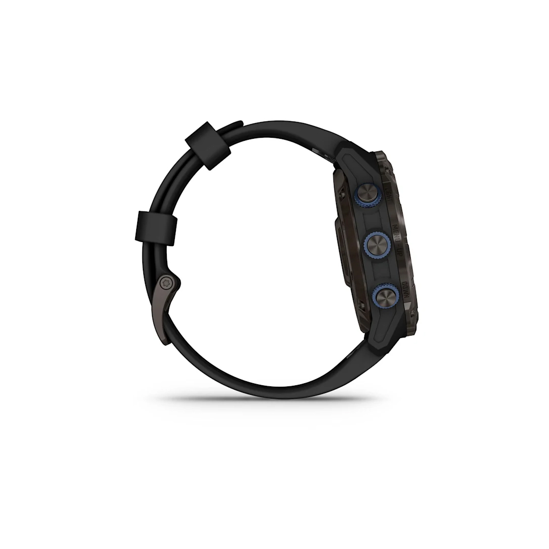 Garmin Descent Mk3i 51mm Carbon Gray DLC Titanium with Black Silicone Band 010-02752-10 - Image 4