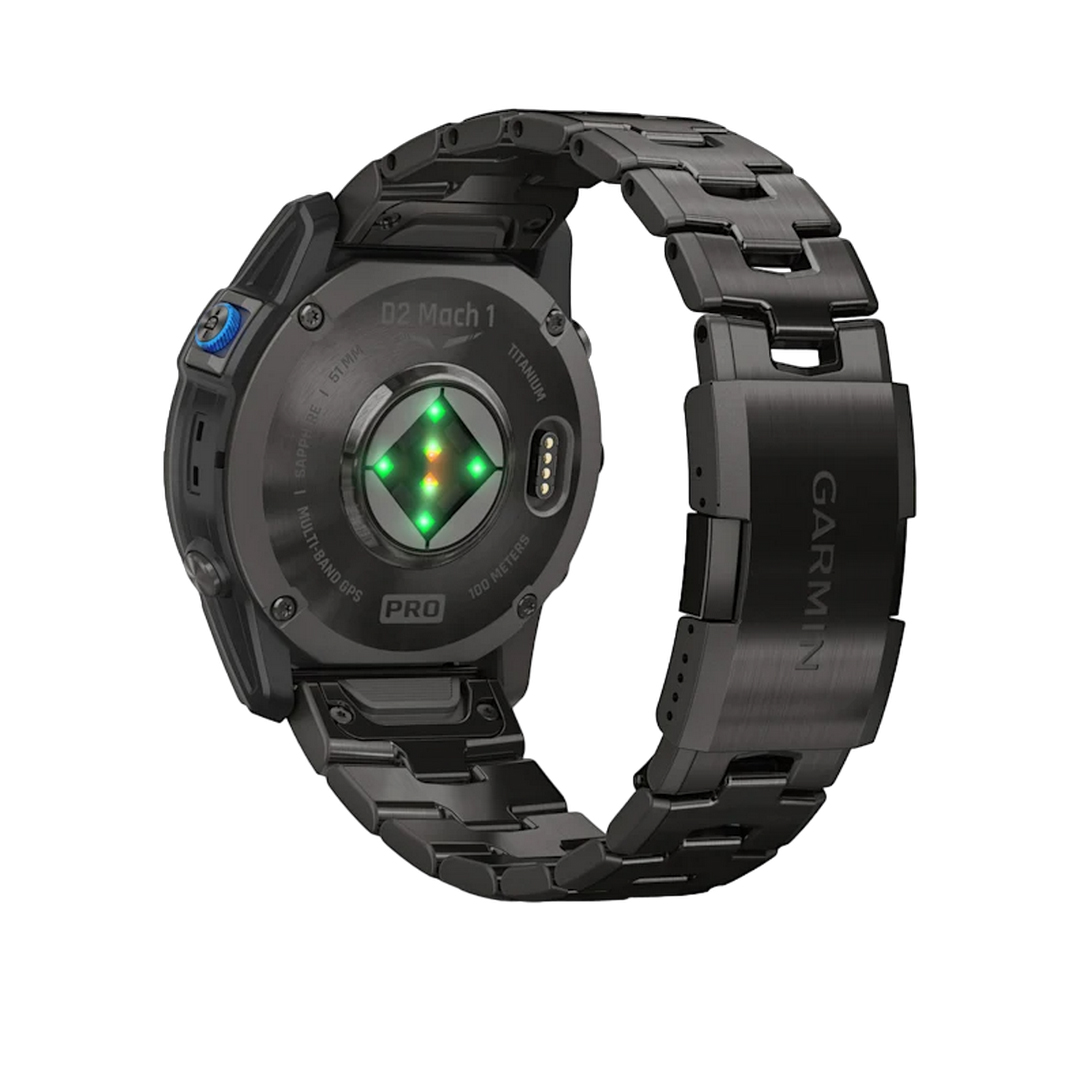 Garmin D2 Mach 1 Pro with Vented Titanium Bracelet 010-02804-80 - Image 5