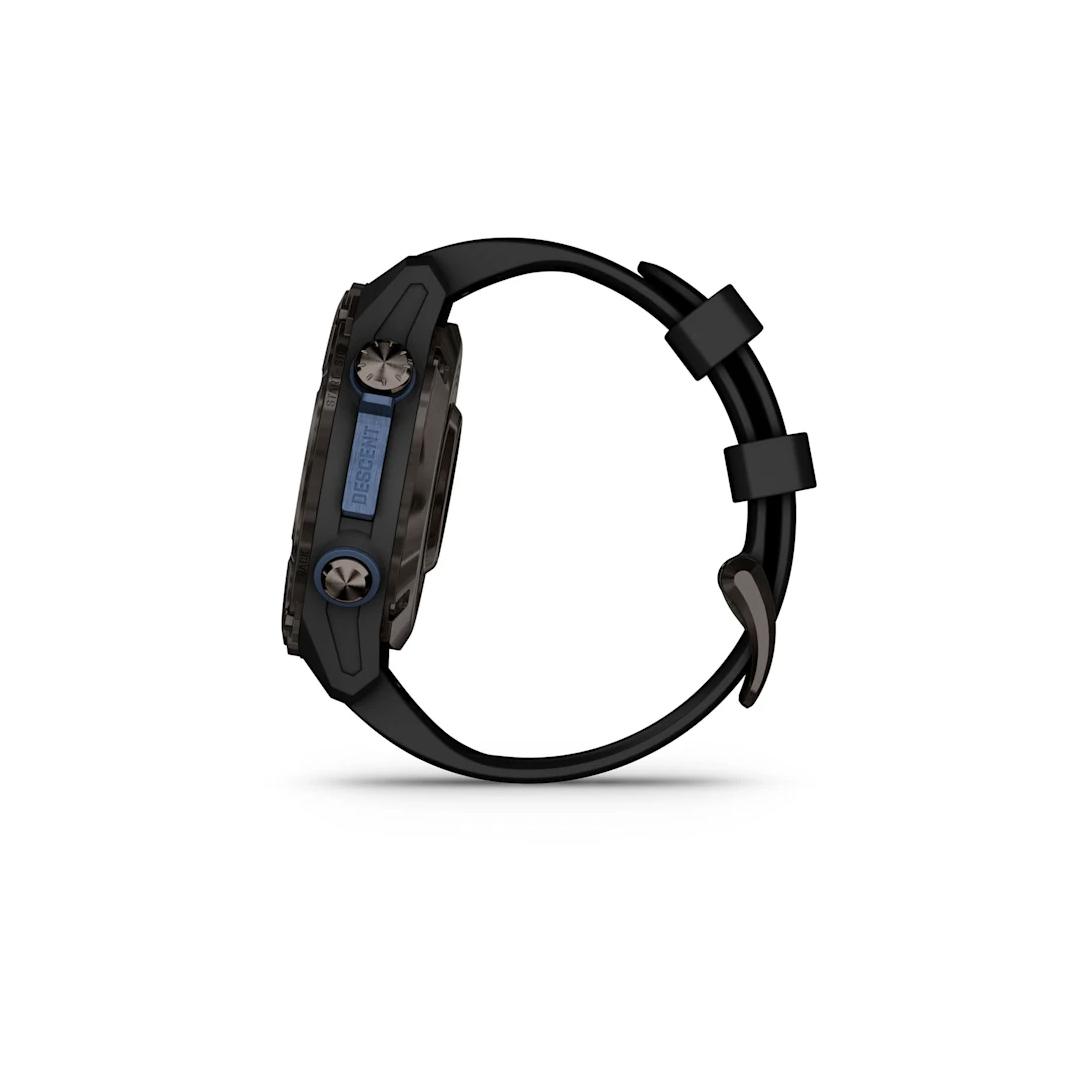 Garmin Descent Mk3i 43mm Carbon Gray DLC Titanium with Black Silicone Band 010-02753-10 - Image 8