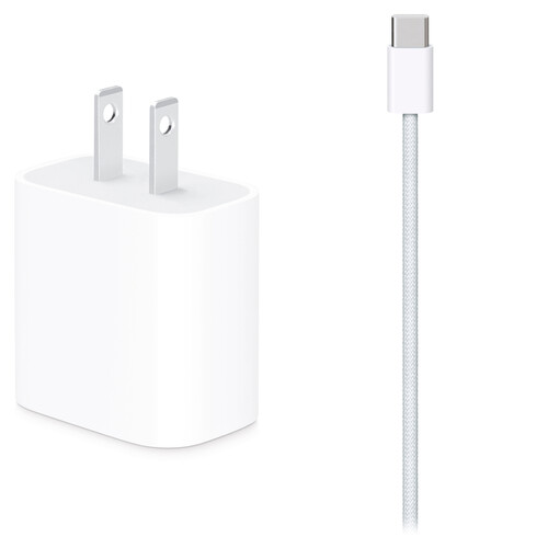 Cargador iPhone 20W USB-C Ficha USA