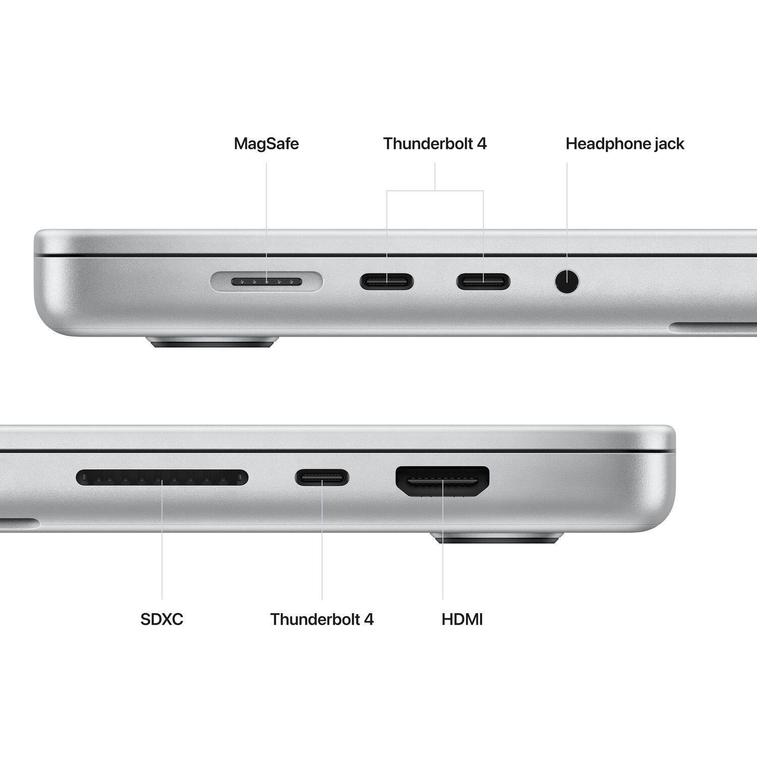 Macbook Pro 16,2" M2 Pro 12-Core 16GB 512GB SSD GPU 19-Core Silver MNWC3E/A Español / ABM - Image 6