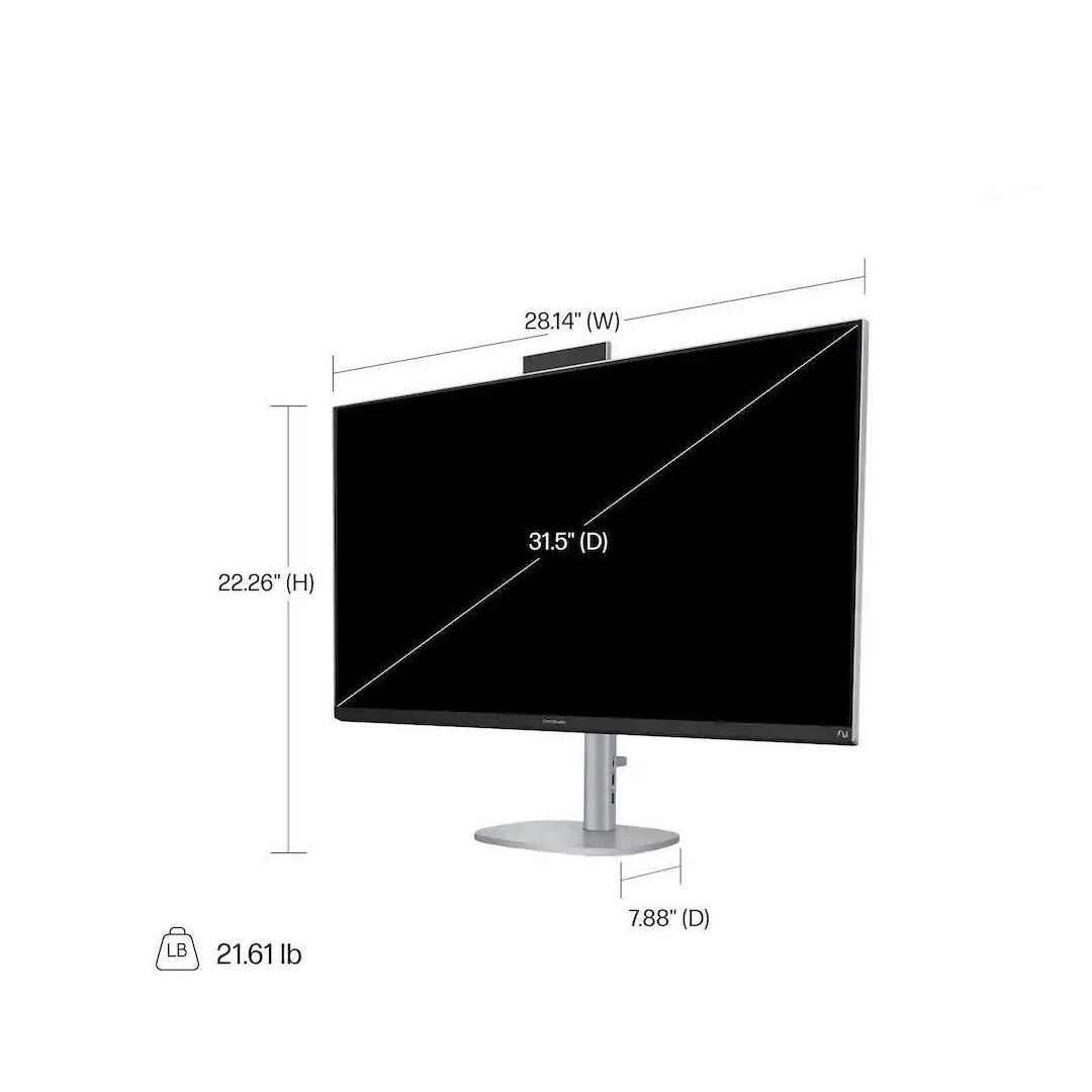 HP OmniStudio X 32-C1014 31.5" 4K UHD AIO Meteor Silver (B61VMAA#ABA) - Imagen 3