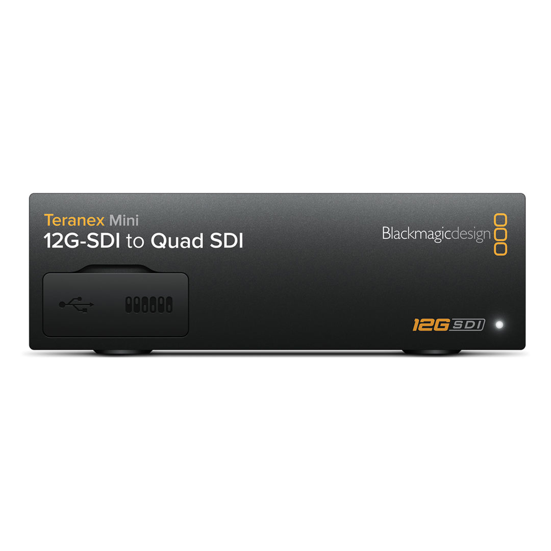 Blackmagic Teranex Mini 12G-SDI to Quad SDI