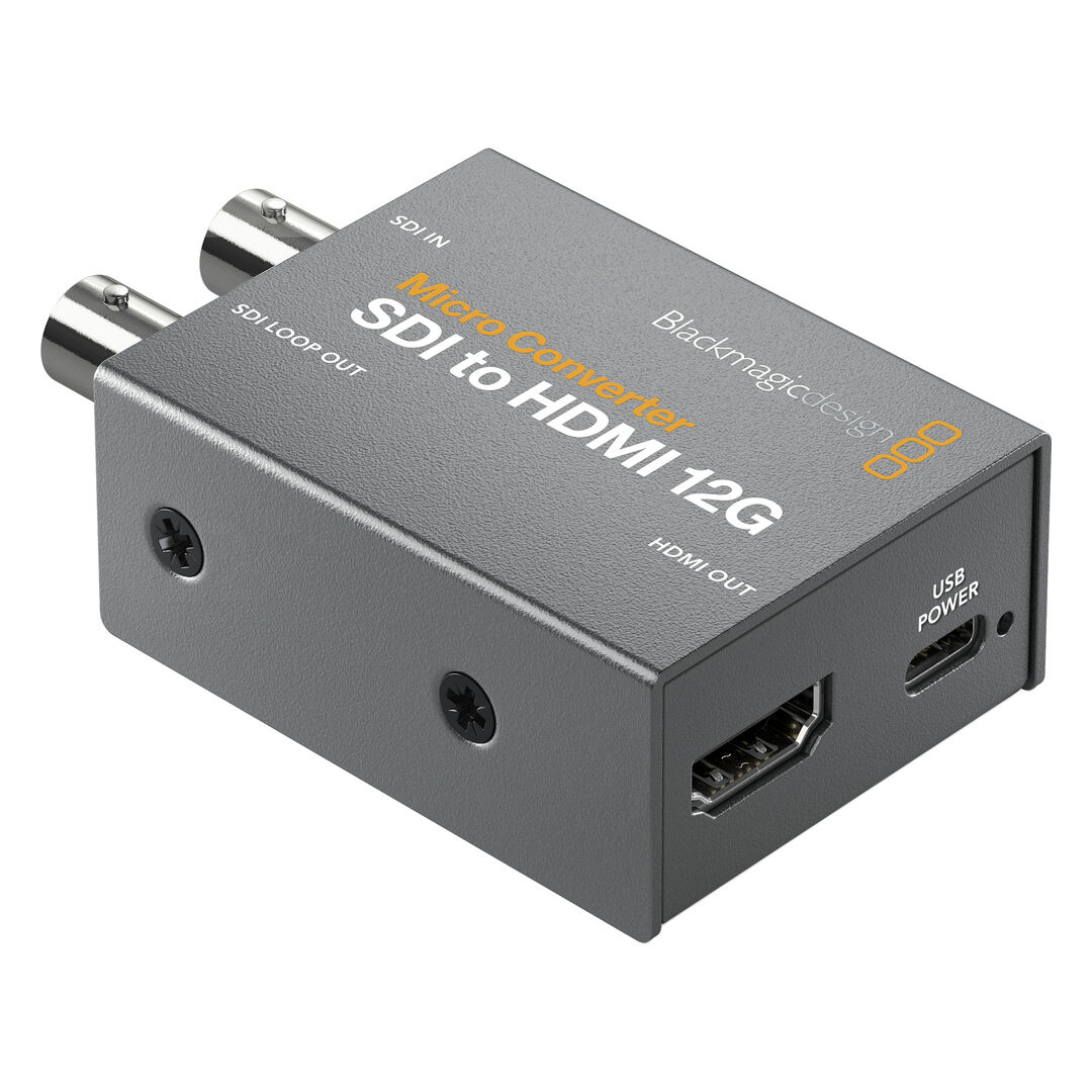 Blackmagic Micro Converter SDI to HDMI 12G con fuente
