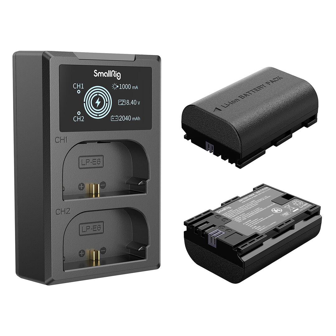 SmallRig Batería LP-E6NH Kit (2 baterías + cargador) - Imagen 2