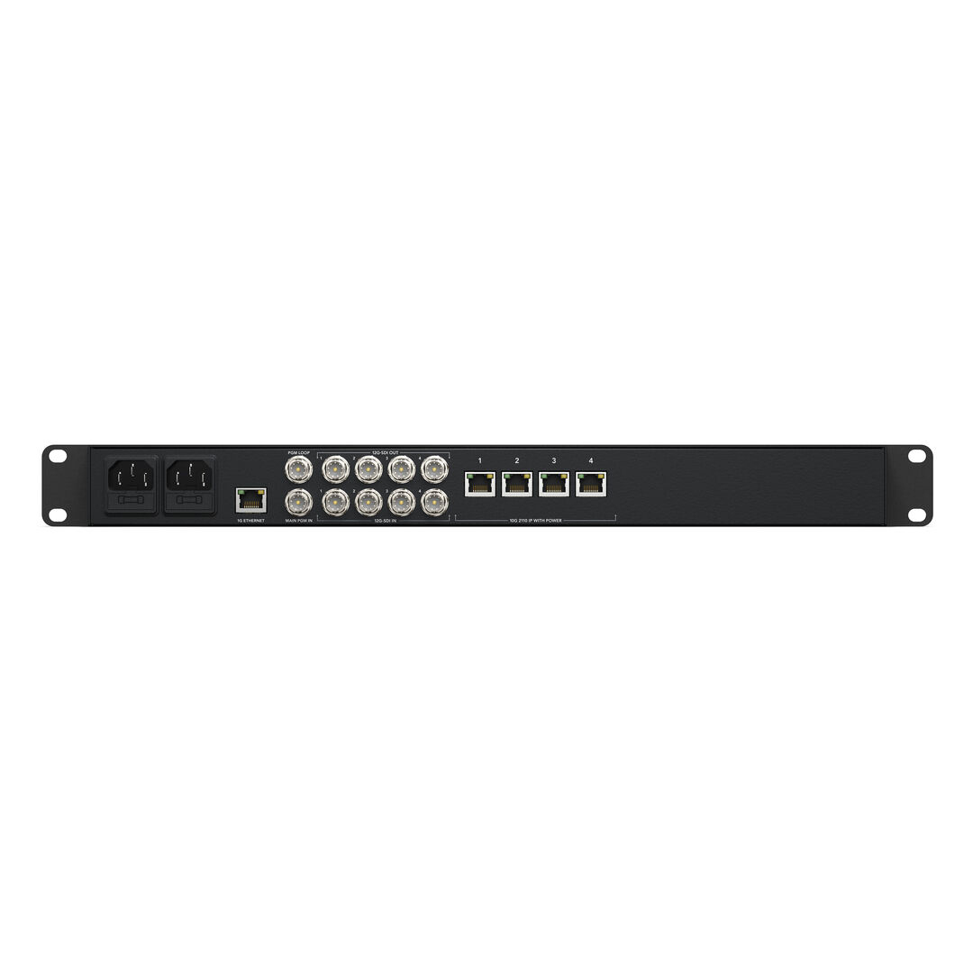 Blackmagic 2110 IP Converter 4x12G PWR - Imagen 3