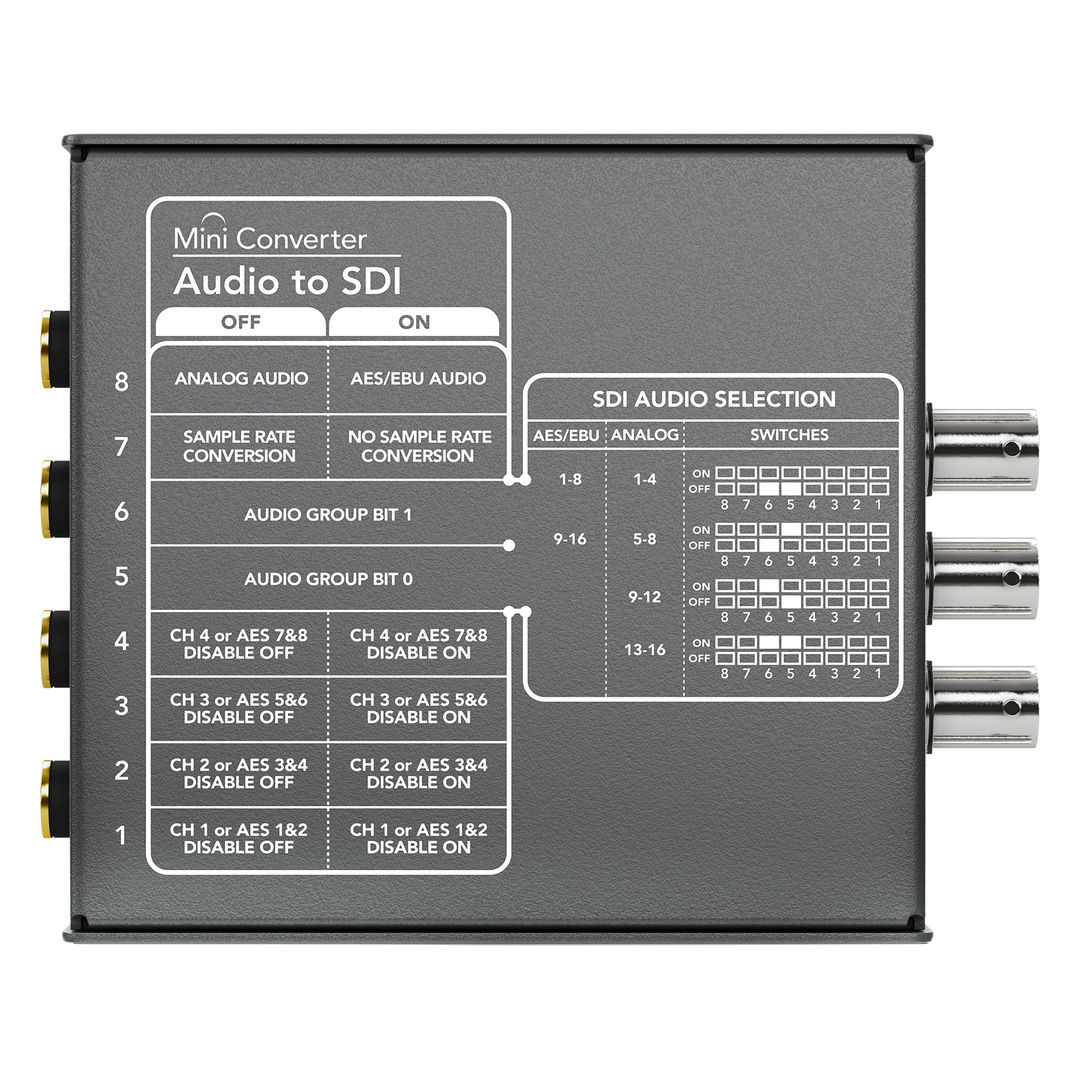 Blackmagic Mini Converter Audio to SDI 2 - Imagen 3